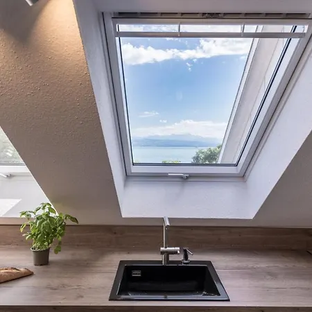 Lakefront - Living With Style - Direkt Am Bodensee Mit Atemberaubendem Panoramablick Auf Den Bodensee Und Die Alpen * فريدريشسهافن